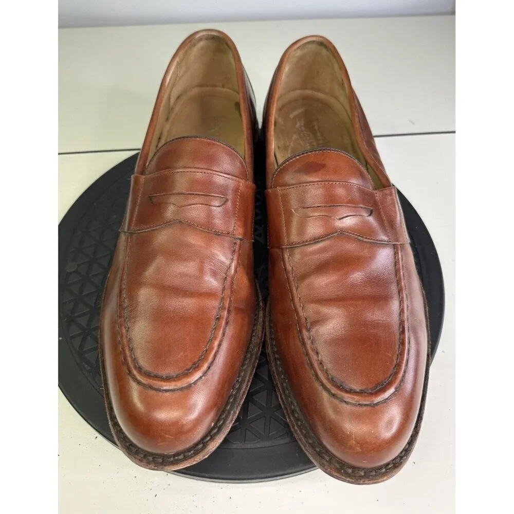 FootJoy Vintage Classics Men's Dress Shoes Brown Leather Loafers Size 11.5 D